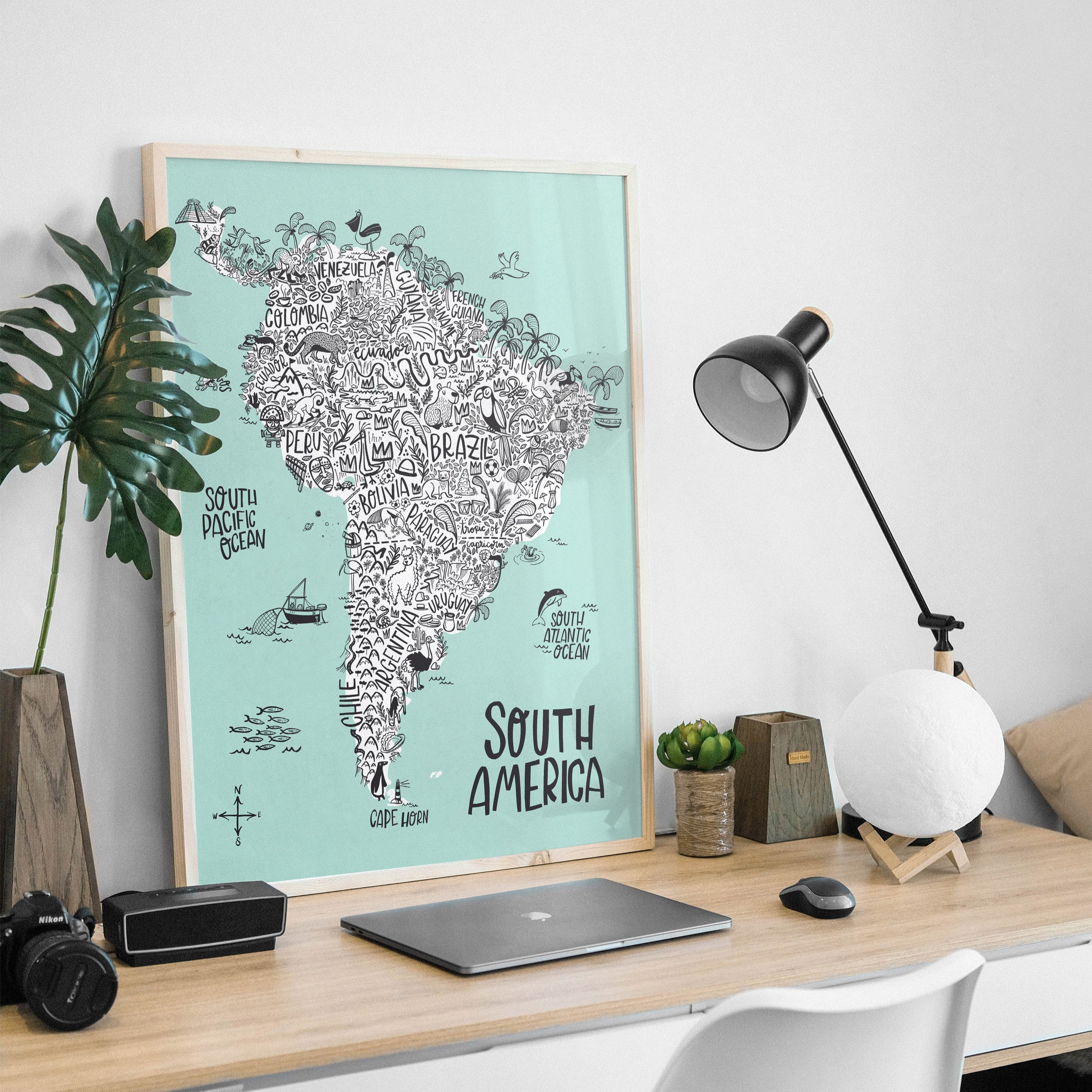 South America Map