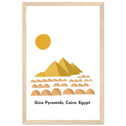 Gyza Pyramids. Cairo. Egypt