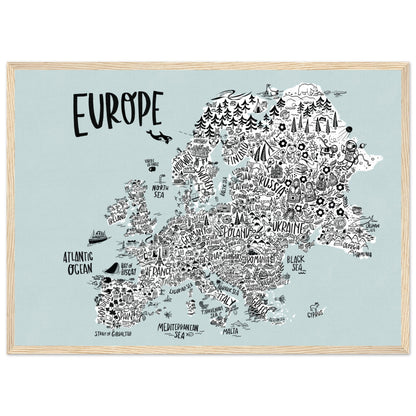 Europe Continent Map