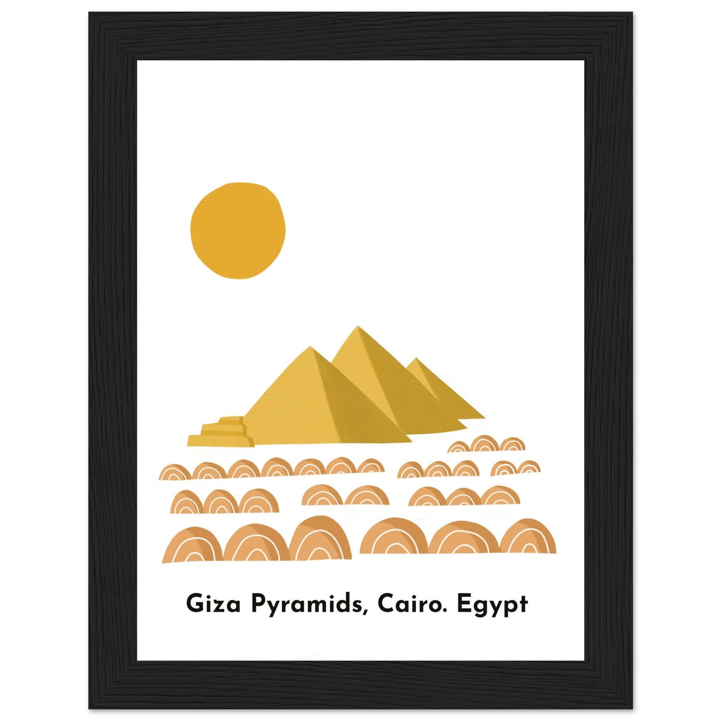 Pirámides de Gyza. El Cairo. Egipto