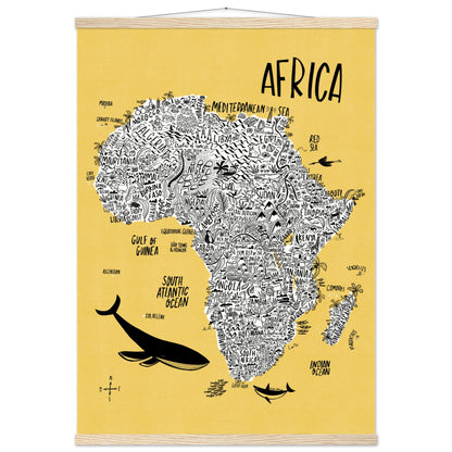 Mapa continental de África