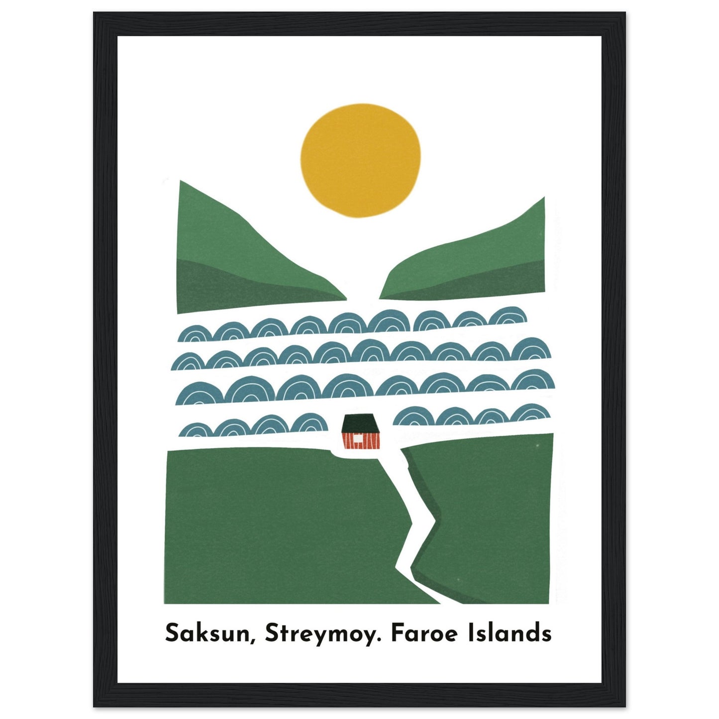 Saksun. Streymoy. Islas Faroe