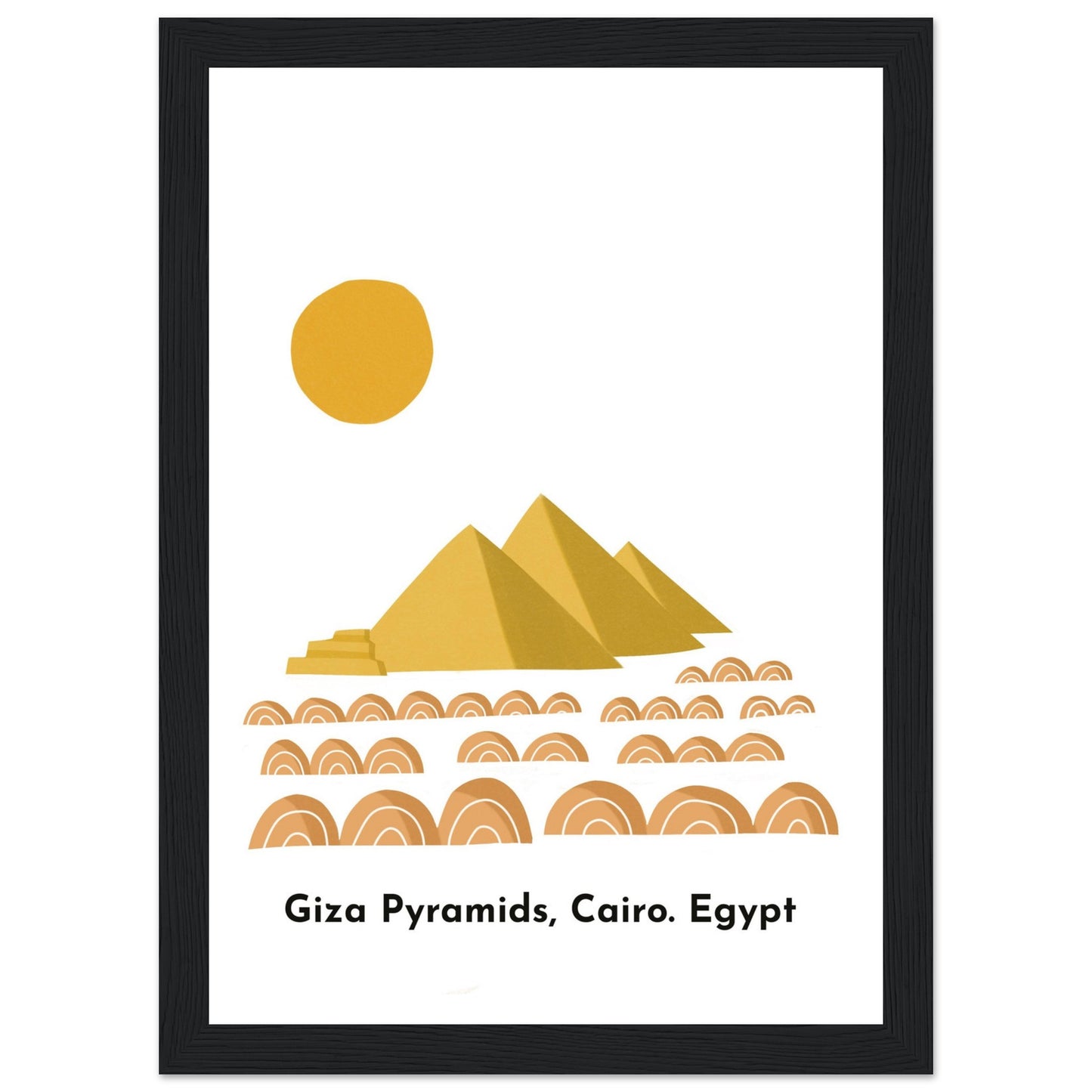 Pirámides de Gyza. El Cairo. Egipto