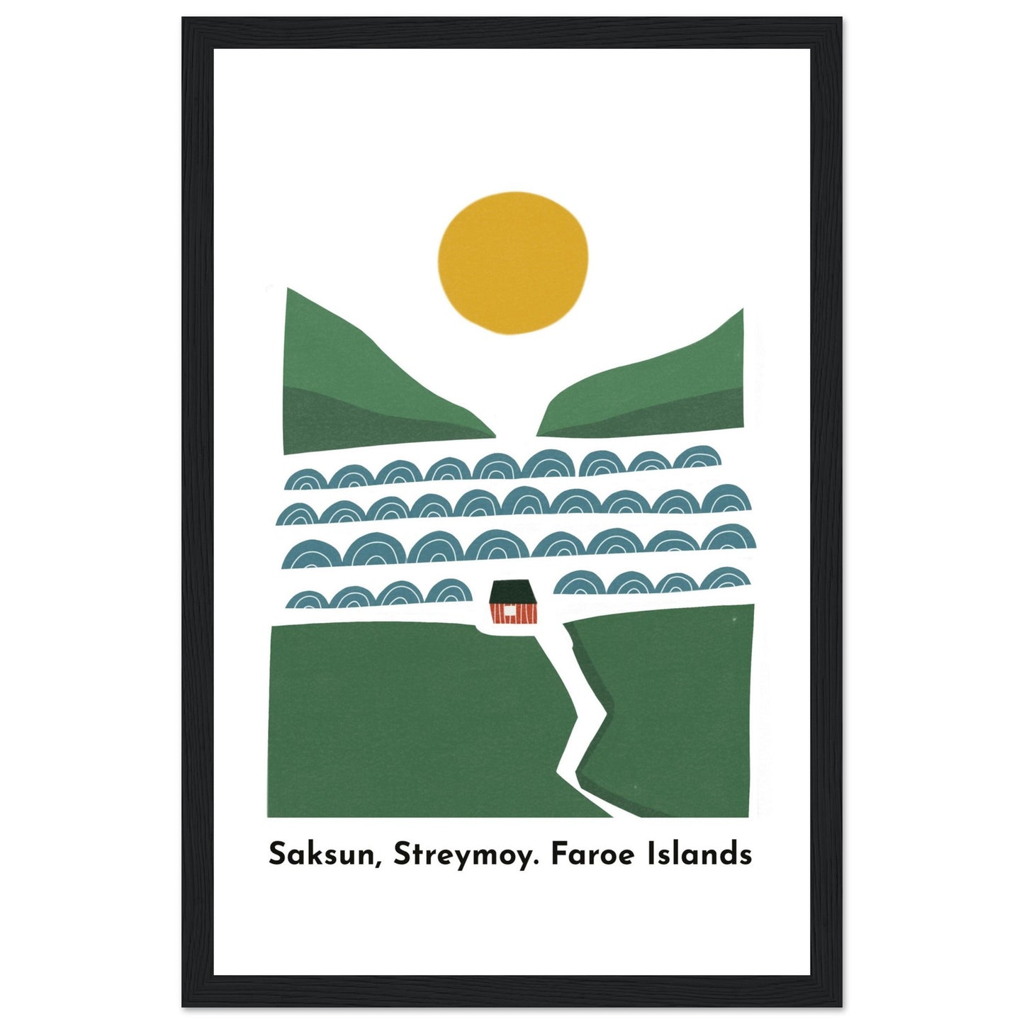 Saksun. Streymoy. Islas Faroe