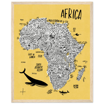 Mapa continental de África