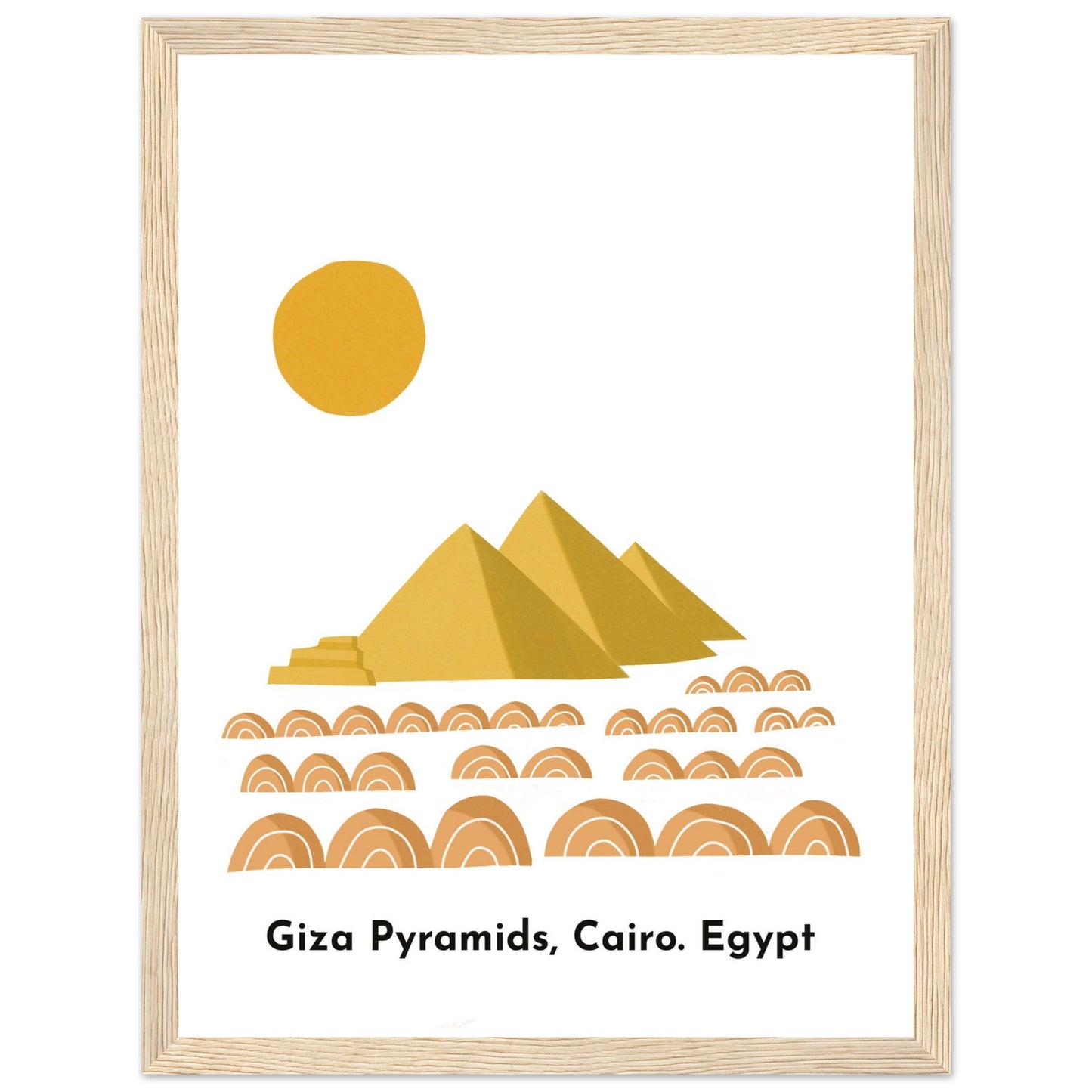 Gyza Pyramids. Cairo. Egypt