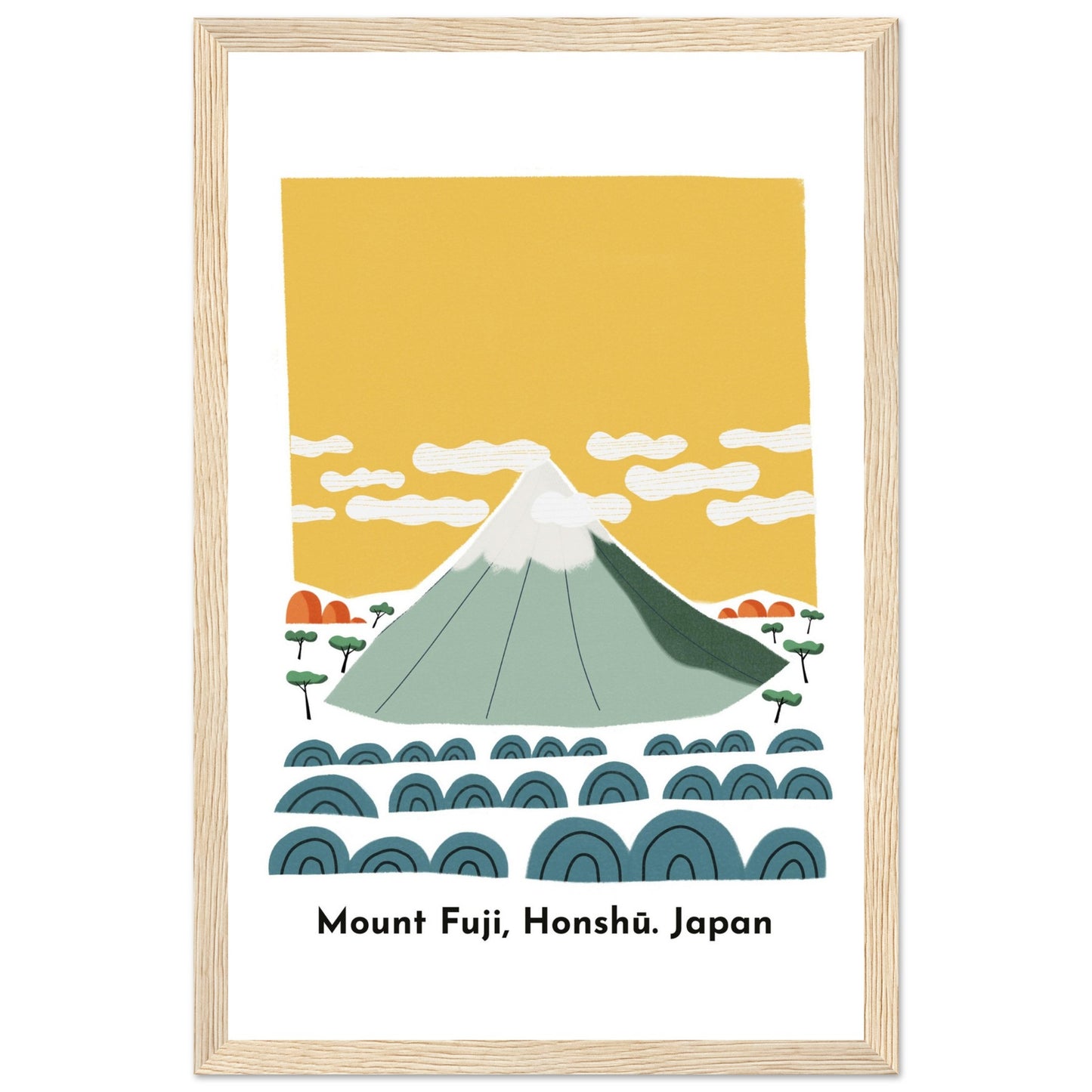 Monte Fuji. Honshu. Japón