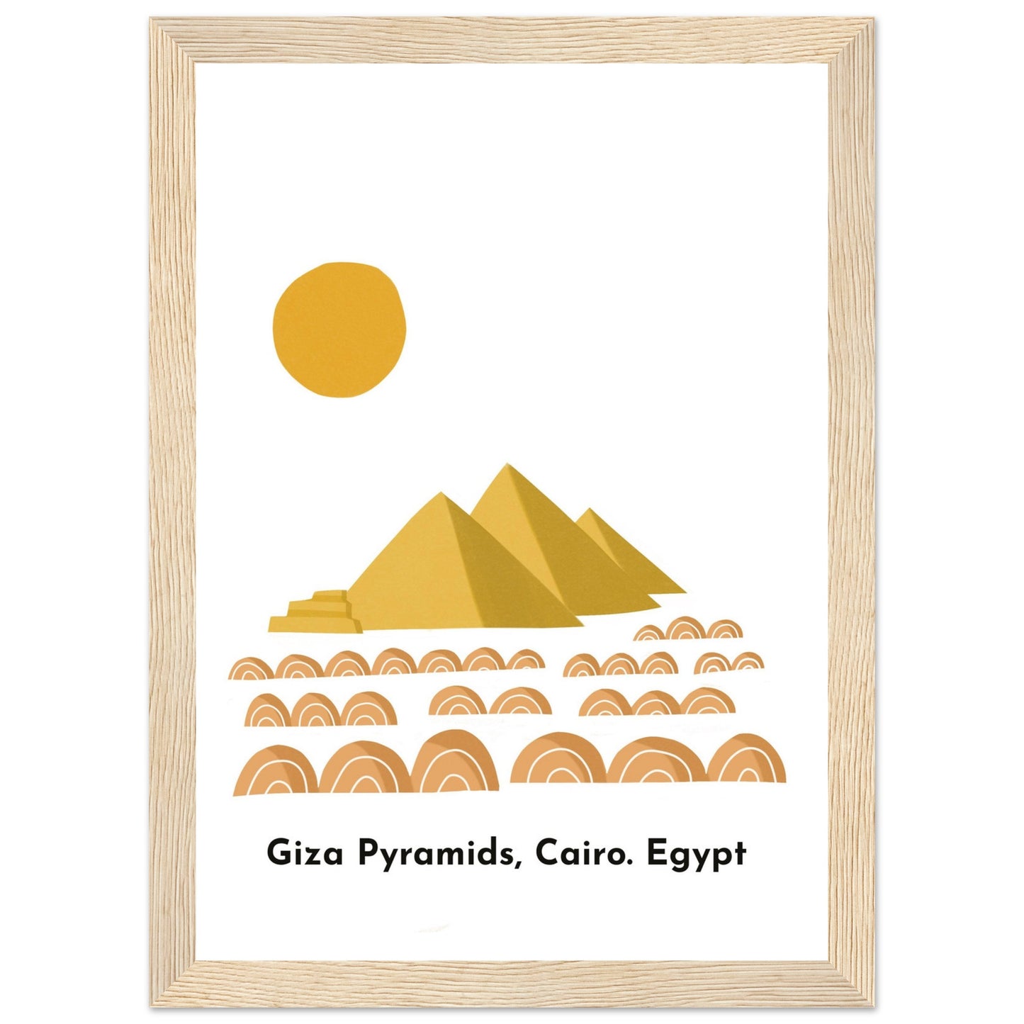 Gyza Pyramids. Cairo. Egypt