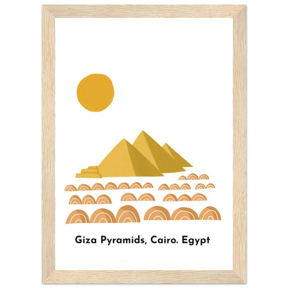 Pirámides de Gyza. El Cairo. Egipto