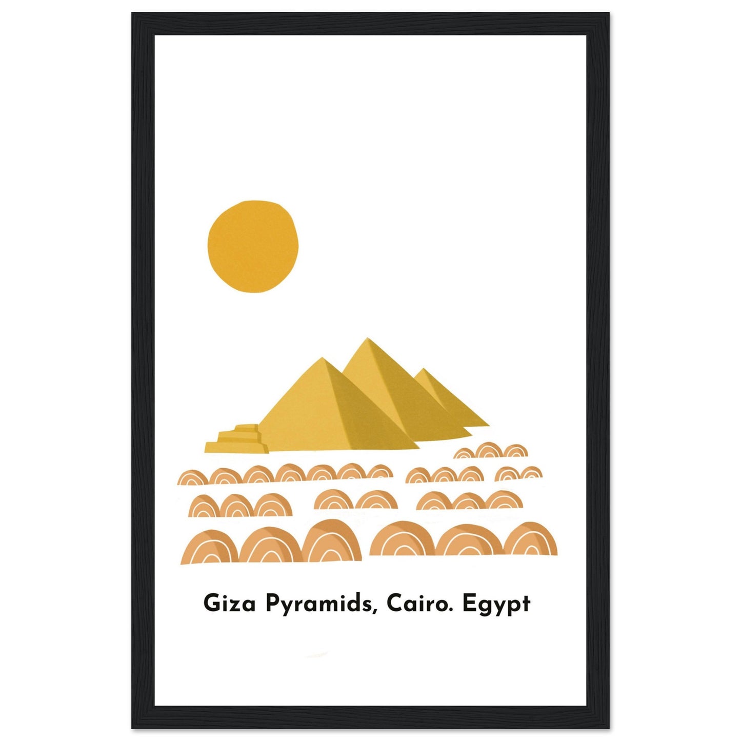 Gyza Pyramids. Cairo. Egypt