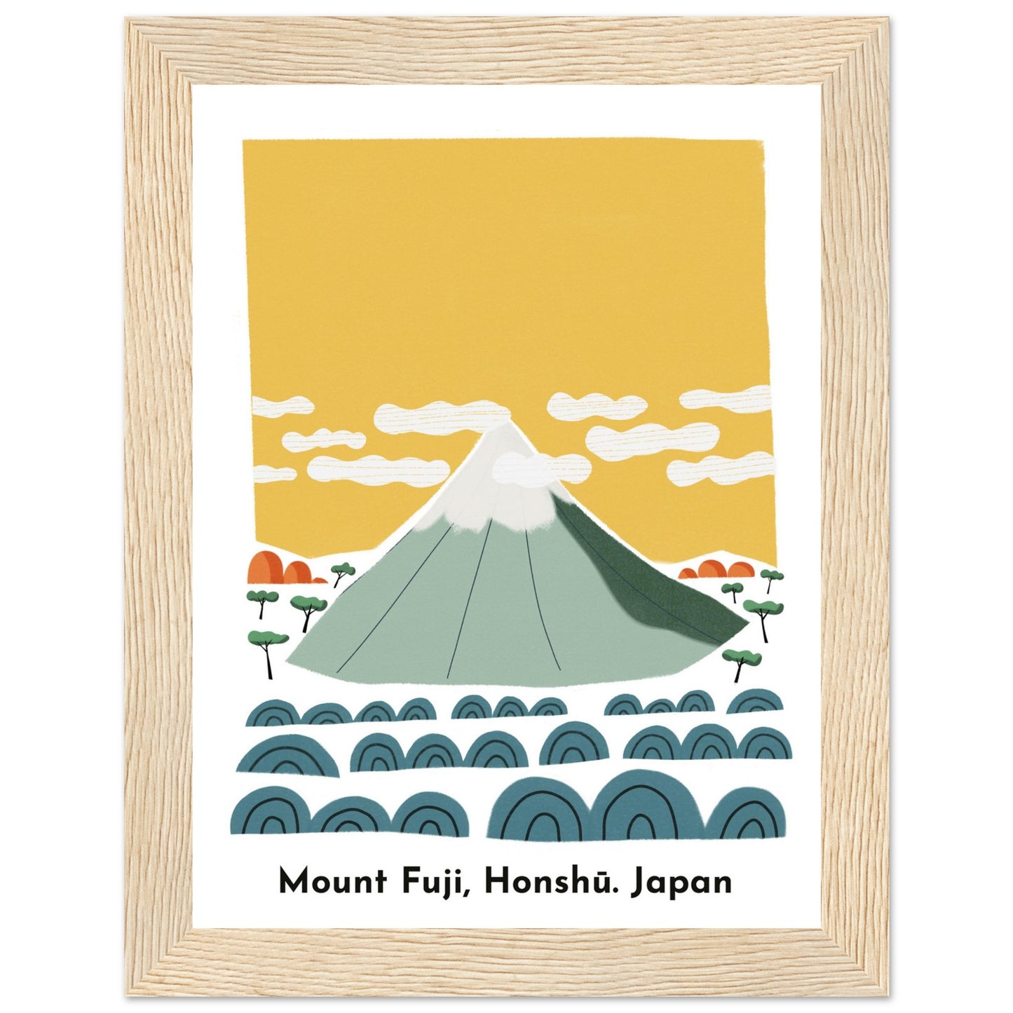 Monte Fuji. Honshu. Japón