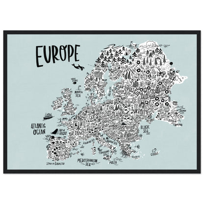 Europe Continent Map