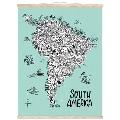 South America Continent Map