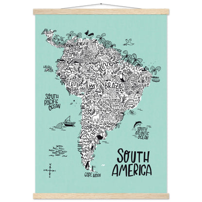 South America Continent Map