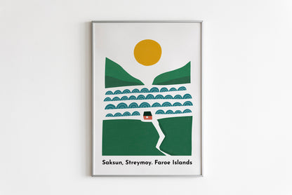 Saksun. Streymoy. Islas Faroe