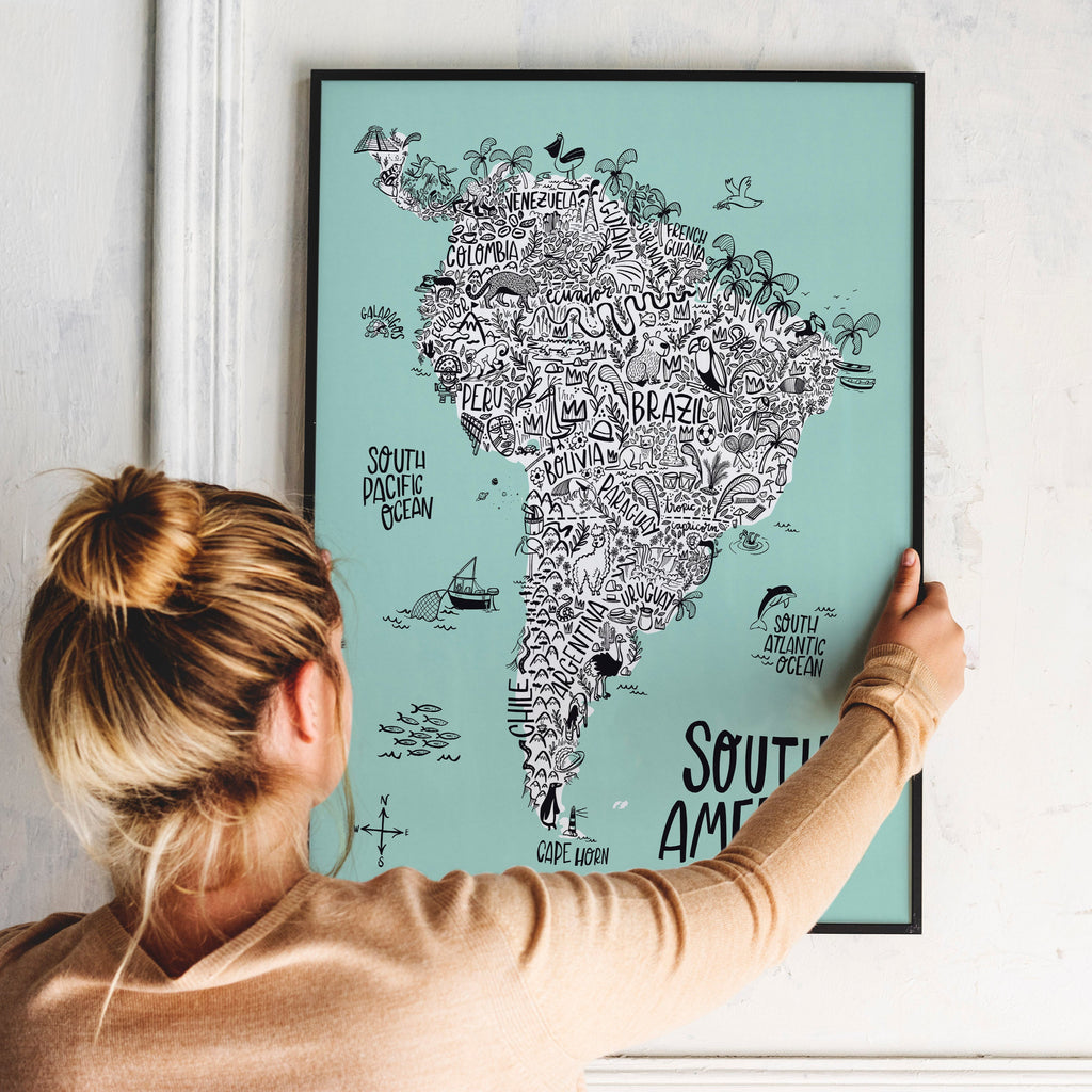South America Map