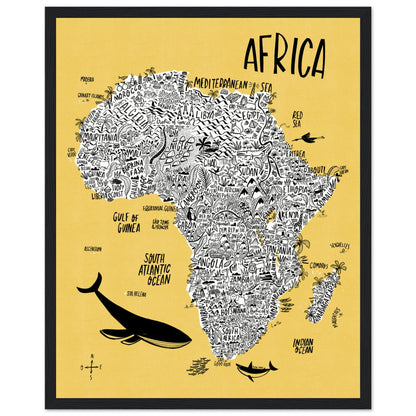 Mapa continental de África