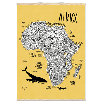 Mapa continental de África