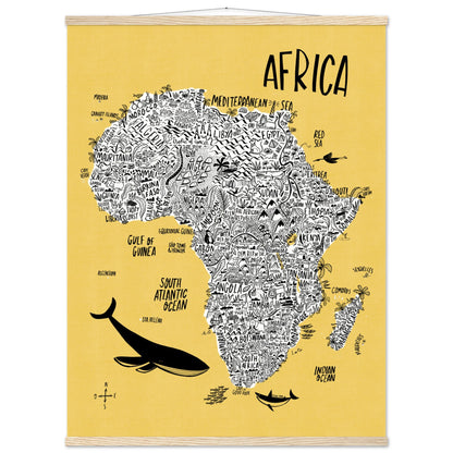 Mapa continental de África